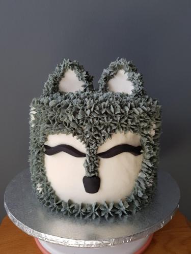 Baby Shower Wolf Cake